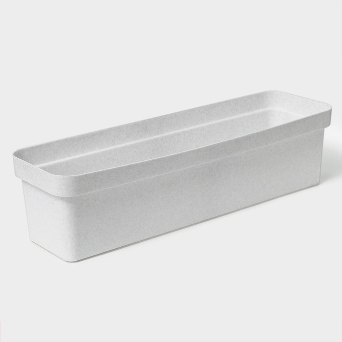 Ящик балконный для цветов &laquo;Эко&raquo;, 12 л, 60 см, цвет светлый гранит