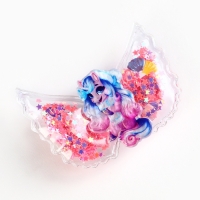 Заколка с шейкером новогодняя &laquo;Змейка&raquo;, на Новый год, 6 х 45 см