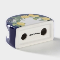 Салфетница Доляна &laquo;Лимон&raquo;, 9,5&times;7&times;4,3 см