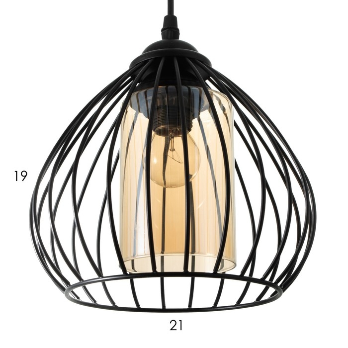 Светильник BayerLux 2088/1BK E27 40Вт черный 18х18х100 см