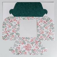 Коробка для капкейков &laquo;С Новым Годом&raquo; 16 х 16 х 10 см, Новый год