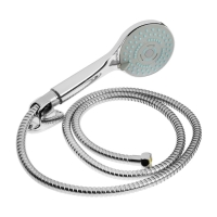 Смеситель для ванны ZEIN Z4116, однорычажный, лейка 5 режимов, шланг, держатель, хром