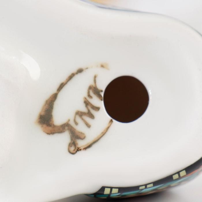 Фигурка гжель &laquo;Дружок&raquo;, бело-синий,керамика,