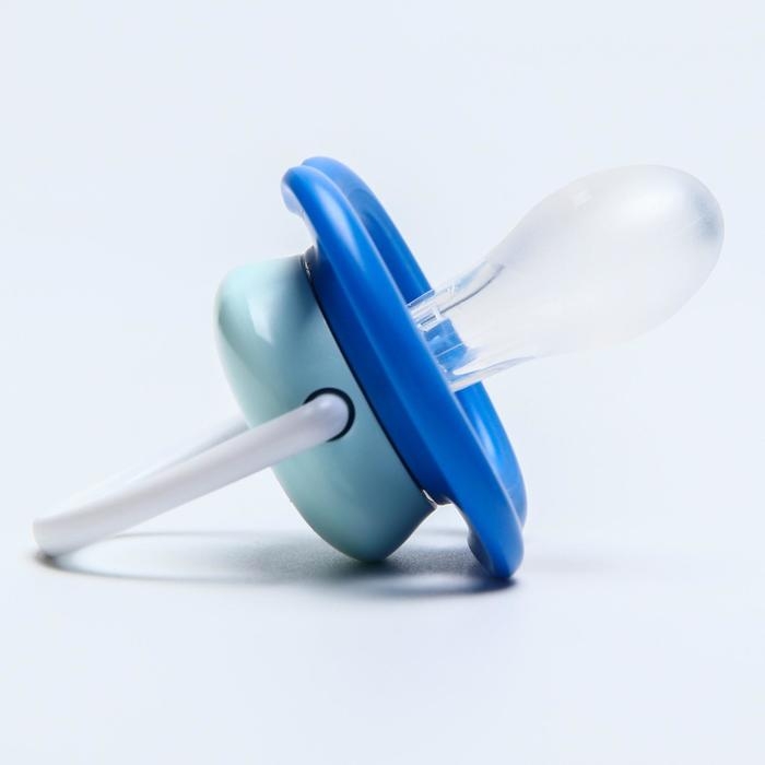 Соска - пустышка ultra air Lime, &laquo;Be happy / Кораблик&raquo;, 6-18 мес., 2 шт., цвет голубой, синий