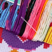 Вышивка крестиком для детей &laquo;Сова&raquo;, набор для творчества, 14 х 10 см