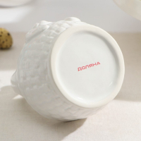 Конфетница Доляна &laquo;Зайка&raquo;, 12&times;12&times;14,7 см, цвет белый