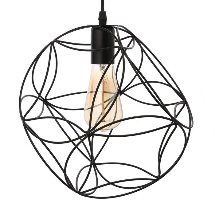 Светильник BayerLux 669914/1 E27 40Вт черный 21х21х121 см