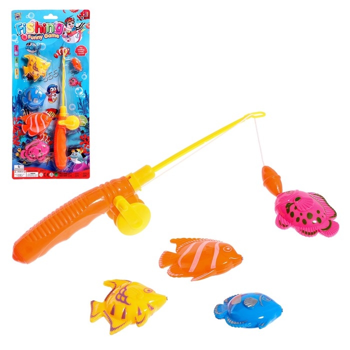 Магнитная рыбалка &laquo;Хороший улов&raquo;, 4 рыбки