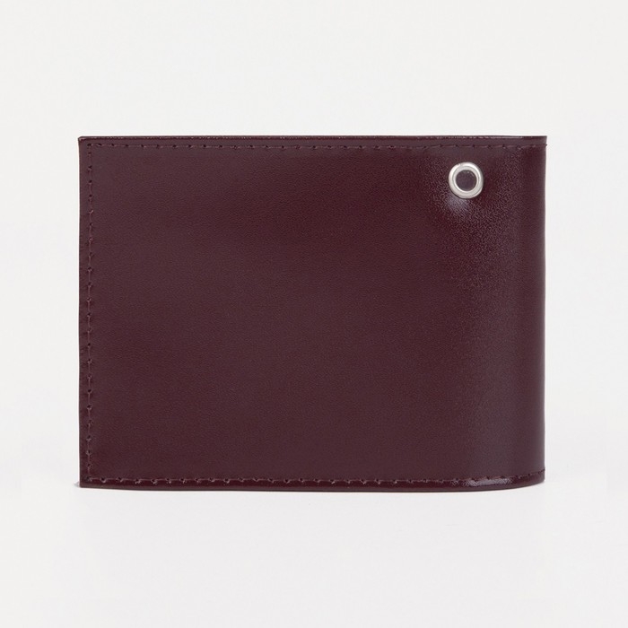 Обложка для удостоверения &laquo;Полиция&raquo;, цвет бордовый