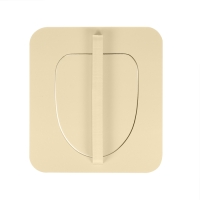 Сиденье для уличного туалета, 38 &times; 50 см, с крышкой, Эконом, пенополистирол