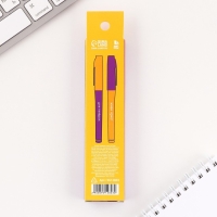 Ручка гелевая черная паста &laquo;1 сентября: Учись на 5!&raquo;, 2 шт.