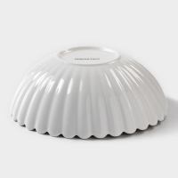 Салатник фарфоровый Magistro &laquo;Цветок&raquo;, 0,45 л, d=16 см, цвет белый