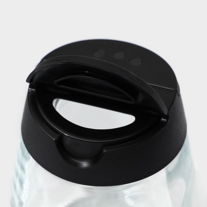 Набор баночек стеклянных для специй с пластмассовой крышкой Доляна &laquo;Отто&raquo;, 140 мл, 6,2&times;8,4 см