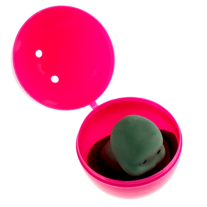 Новый год! Антистресс сквиш мялка &laquo;Змейка в шапочке&raquo;, в яйце, в шоубоксе