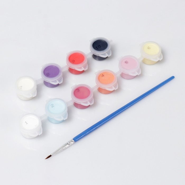 Картина по номерам для детей &laquo;Забавные зайчата&raquo;, 20 х 30 см