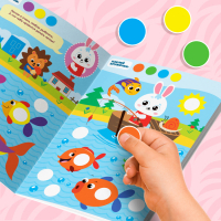 Наклейки &laquo;Весёлые кружочки&raquo;, формат А4, набор 2 шт. по 16 стр.