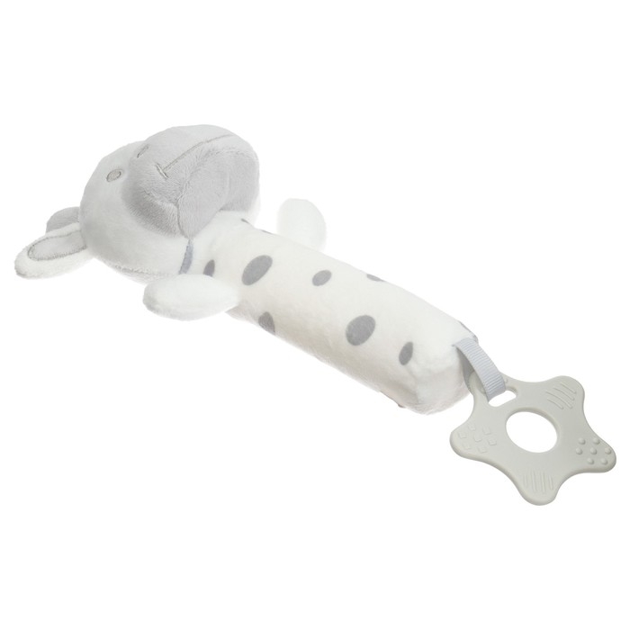 Пищалка - погремушка &laquo;Коровка&raquo;, с прорезывателем, Крошка Я