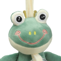 Подвеска музыкальная &laquo;Лягушастик&raquo;, заводная, с погремушкой, на кроватку, коляску, Крошка Я