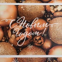 Коробка подарочная с PVC крышкой &laquo;С Новым годом!&raquo;, 20 х 30 х 8 см, Новый год