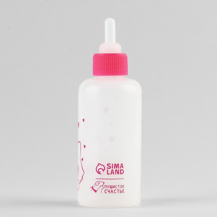 Набор для вскармливания &laquo;Пушистое счастье&raquo; для котят, 60 мл, с 4 сосками и ёршиком