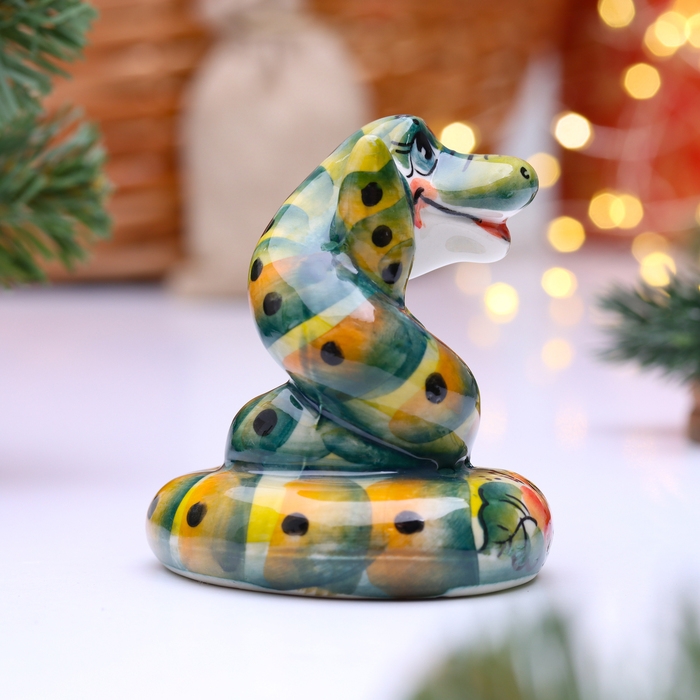 Сувенир "Змей", гжель, цвет