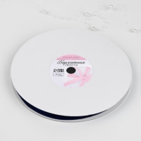 Лента бархатная, 10 мм, 18 &plusmn; 1 м, цвет синий №47