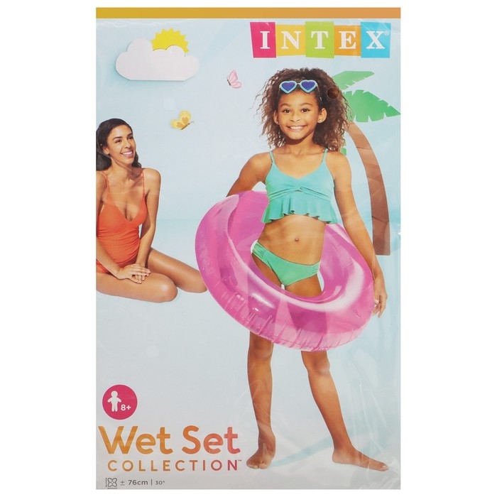 Круг для плавания &laquo;Льдинка&raquo;, d=76 см, от 8 лет, цвет МИКС, 59260NP INTEX