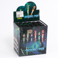 Ручка-прикол &laquo;Зелёный человечек&raquo;, боксер, синяя паста