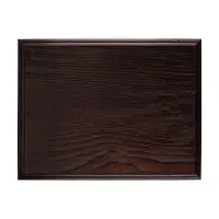 Плакетка Plaque, малая, венге с серебристой пластиной