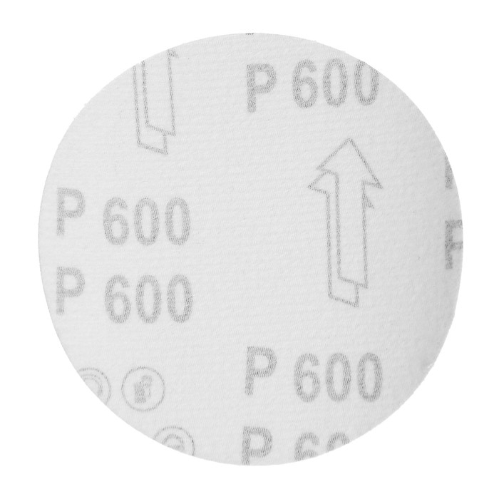 Круг абразивный шлифовальный под "липучку" ТУНДРА, 125 мм, Р600, 10 шт.