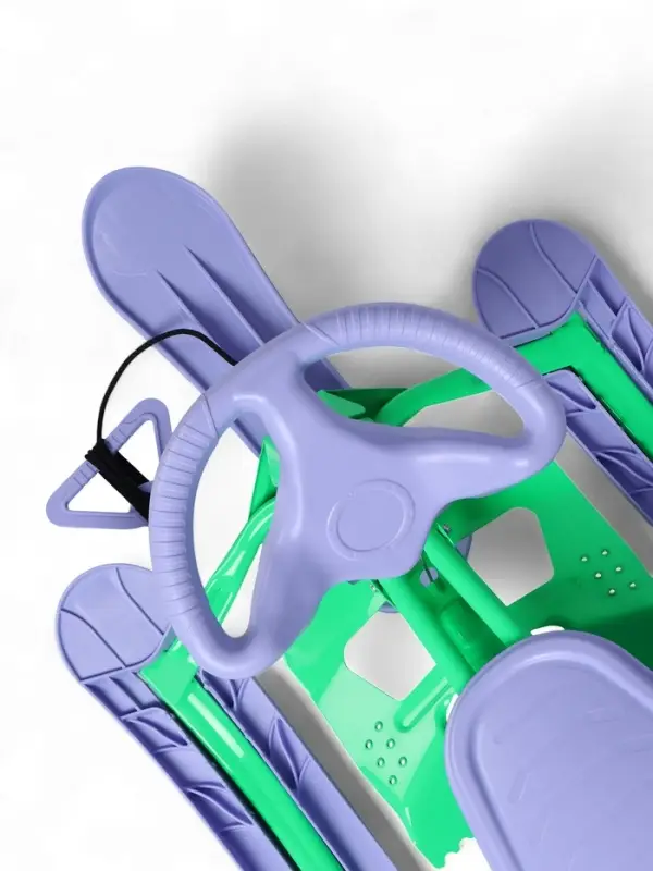 Снегокат, мятный, сиреневый, ТСП/МС Nika Kids