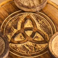 Подставка под благовония "Трикверт" дерево 16,5 см