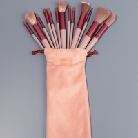 Кисти для макияжа, набор - 13 шт, 10 - 22 (&plusmn;1) см, цвет сиреневый