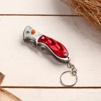 Нож складной, брелок "Акула" 11 см, микс, рукоять пластик