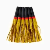 Карнавальный язычок &laquo;Дождик&raquo; золотой, 6 шт