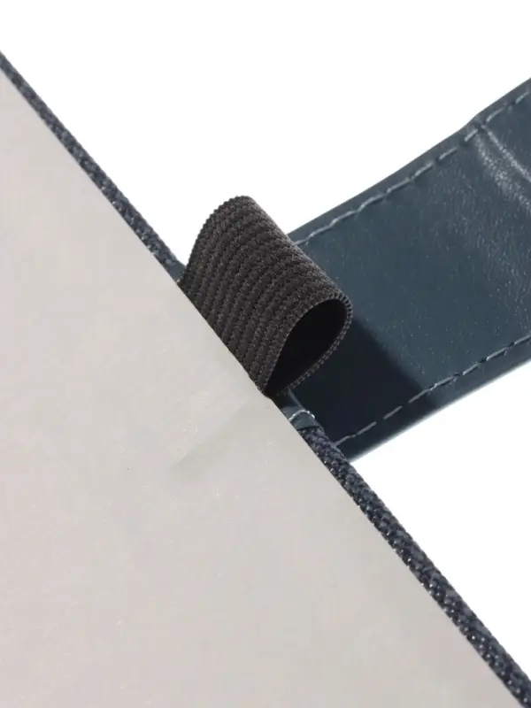 Ежедневник недатированный формат А5, с хлястиком, 128л, линия, пвх, Индиго