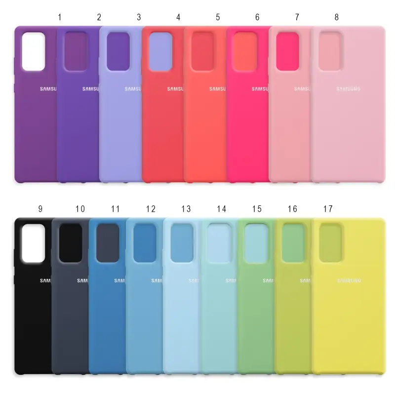Чехол Samsung Note 20 Silicone Cover