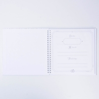 Книга пожеланий на свадьбу с ручкой &laquo;Белая с кристаллами&raquo;.