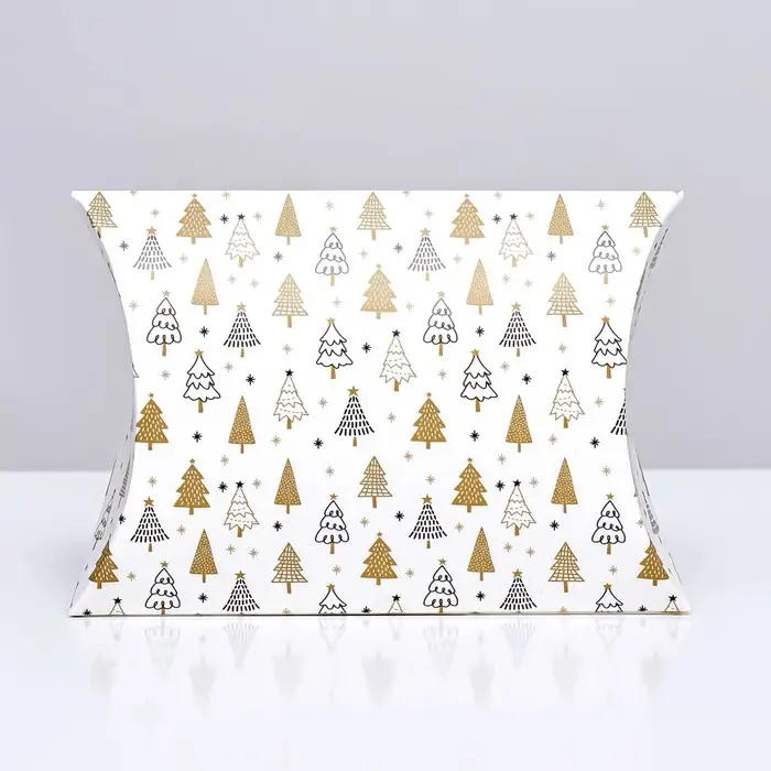 Коробка складная, подарочная новогодняя &laquo;Зимний лес&raquo; 15&times;11&times;3 см