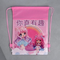 Мешок для обуви &laquo;Розовые мечты&raquo; аниме, полиэстер, размер 30 х 40 см