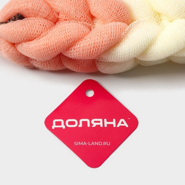 Мочалка для тела Доляна &laquo;Колосок&raquo;, 90 гр