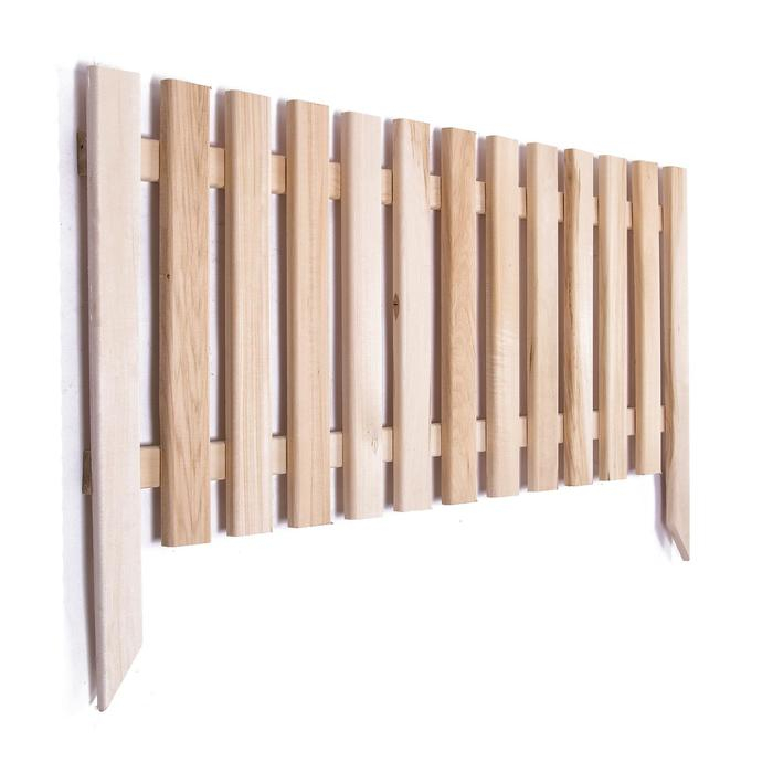 Ограждение декоративное, 45 &times; 110 см, 1 секция, дерево, &laquo;Линия&raquo;, Greengo