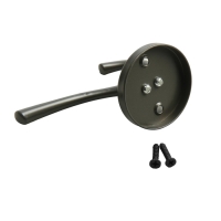 Крючок мебельный CAPPIO SIMPLE, двухрожковый, графит