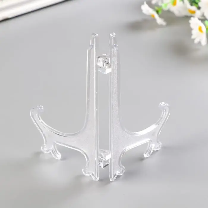 Подставка для тарелок 15 см, прозрачная, для тарелок d=16-18 см