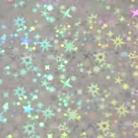 Пленка голографическая, "Звёздное небо", серебро, 70 см х 1 м