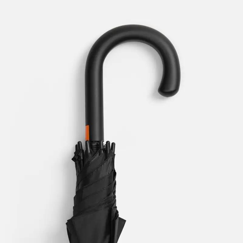 Зонт-трость Hidecolor с цветными спицами, оранжевый