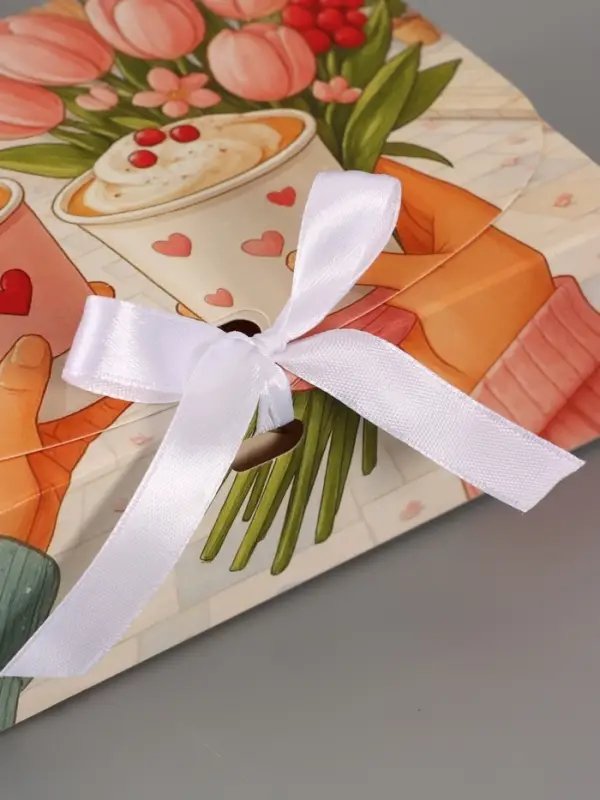 Подарочная коробка сборная "Тепло",  16,5 х 11, 5 х 5 см