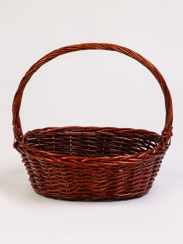 Набор корзин плетеных 50х42х15, 43х36х14, 37х30х12, 32х24х10, 26х20х9 см