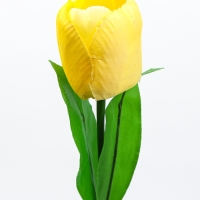 Штекер с подсветкой "Тюльпан" желтый, 8х70см