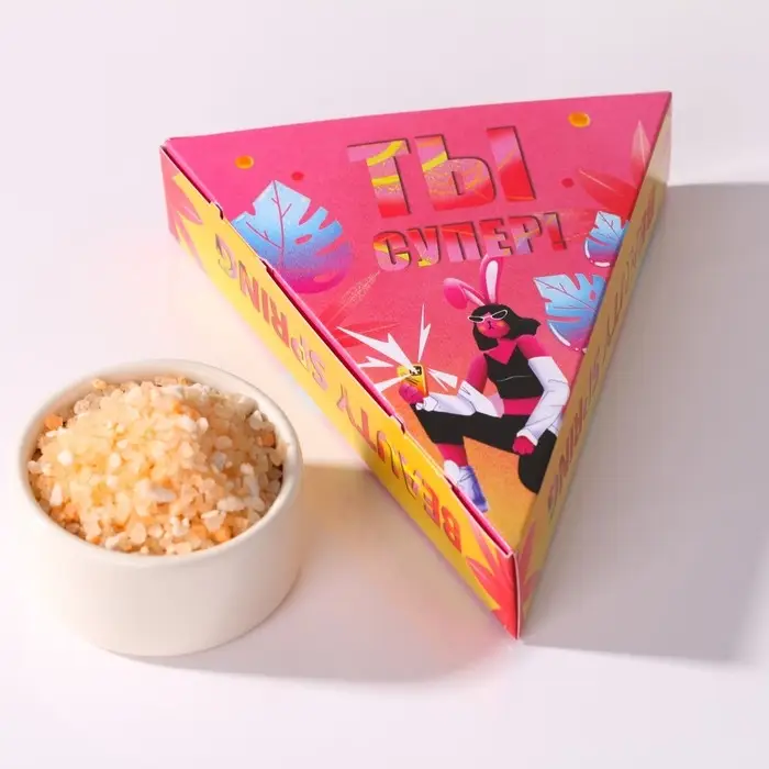 Соль для ванны &laquo;Будь собой!&raquo;, 150 г, аромат цитрусового заряда, ЧИСТОЕ СЧАСТЬЕ